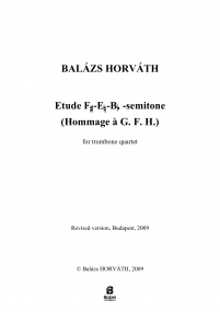 Etude score Balazs HORVATH A4 z 1 485